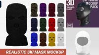 4981+ Ski Mask Mock Up For Free Download