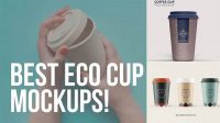 4982+ Eco Cup Mockup Free PSD