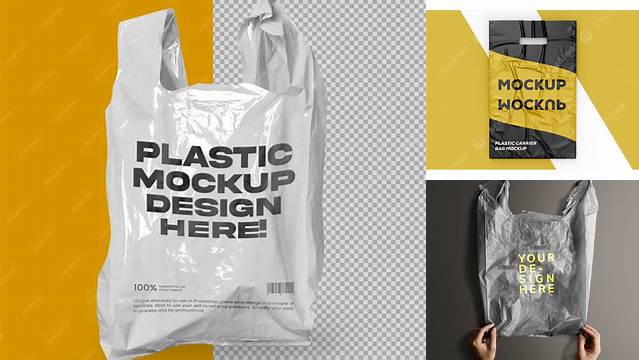 4986+ Plastic Bag Mockup Png Premium Design Freebie