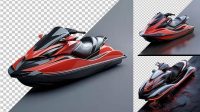 4990+ Jet Ski PSD Mockup Half Side View Smart Layer PSD