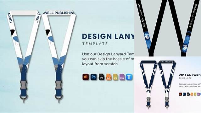 4992+ Lanyard Design Template Psd Exclusive Free Photoshop Asset