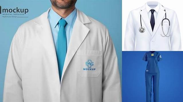 4993+ Doctor Uniform Mockup Smart PNG Image