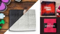 4998+ Gym Towel Mockup Free Free Creative Design