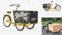 500+ Cargo Bike Mockup Free Digital Download