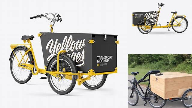 500+ Cargo Bike Mockup Free Digital Download