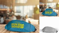 5008+ Bum Bag Mockup PSD File Download