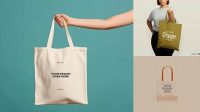 5013+ Tote Bag Mockup Easy Editable