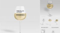 5014+ Free Wine Glass Mockup Download Free