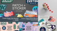 5014+ Sticker Mockup Customizable Design Files