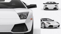 5018+ Lamborghini Murciélago PSD Mockup Front 3/4 View Exclusive Digital PSD Resource