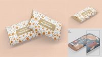 5019+ Two Paper Pillow Boxes PSD Mockup Exclusive Free Creative Mockup File