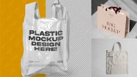 5029+ Transparent Bag Mockup Stylish Free PSD