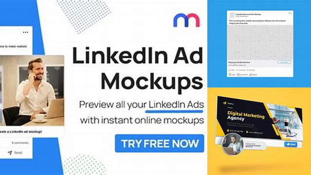 5043+ Linkedin Ad Mockup For Free Download