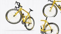 505+ Road Bicycle PSD Mockup Left Side View Editable Mockup PSD