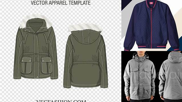 5051+ Mockup Jaket Semi Parka Free PSD