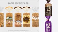 5056+ Matte Bread Package With Clip PSD Mockup Professional PSD Mockup