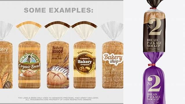 5056+ Matte Bread Package With Clip PSD Mockup Professional PSD Mockup