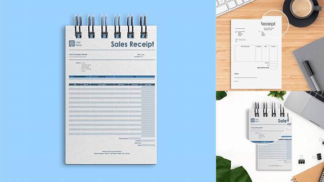 5058+ Receipt Book Mockup Include TIFF