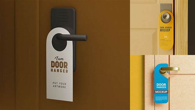 5064+ Door Hanger Mockup Download Free