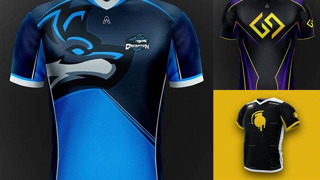 5066+ Mockup Jersey Esport Polos Creative Photoshop Resources