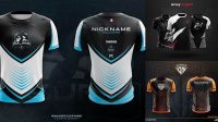 5072+ Mockup Jersey Esport Cdr Free PSD