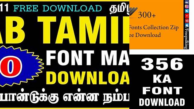 5079+ Tamil Fonts Collection Zip Free Download High Resolution