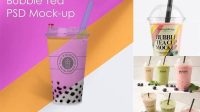 508+ Mockup Bubble Tea Best Free Mockup PSD