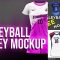 508+ Volleyball Jersey Mockup Creative Design Mockup