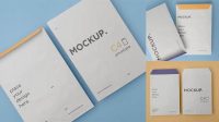 5081+ A4 Envelope Mockup Easy Editable