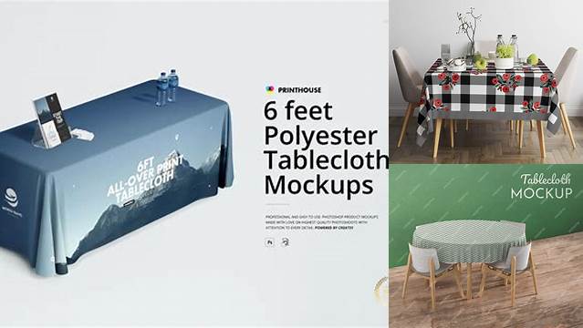 5085+ Tablecloth Mockup Psd Free Download Smart Object PSD Template