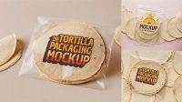 5085+ Tortilla Packaging Mockup Photoshop Resource Free