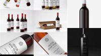 509+ Wine Bottle Mockup Graphicburger Professional PSD Mockup