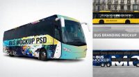 5090+ Free-bus-branding-mockup-psd Include TIFF