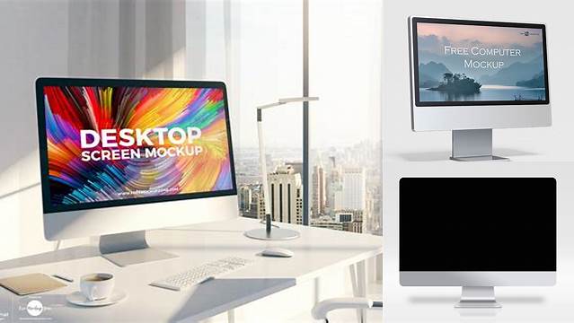 5098+ Computer Screen Mockups Photoshop Freebie