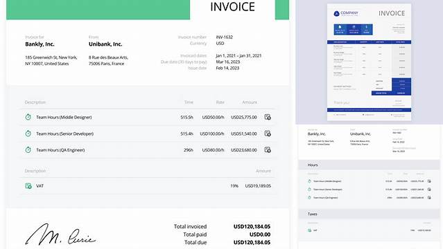 510+ Invoice Mockup Smart PNG Image