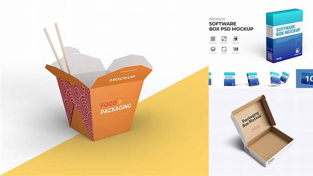 510+ Wok Box Mockup PSD Free Download