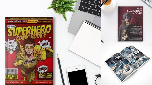 5101+ Comic Book Mockup Free For Free Download