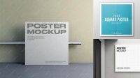 5101+ Square Poster Mockup Modern PSD Templates