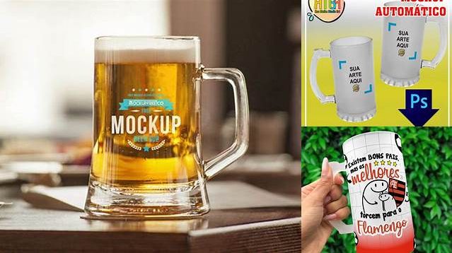 5105+ Mockup Caneca De Chopp Jateada Best Free Resource