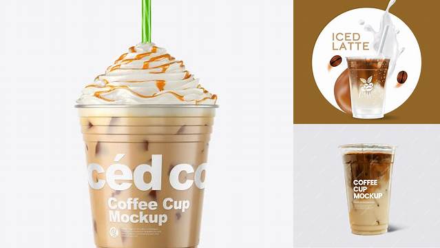 5108+ Iced Coffee Mockup Free Customizable Design Files