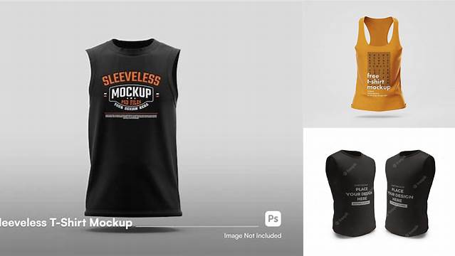 5108+ Sleeveless Mockup Professional Design PSD