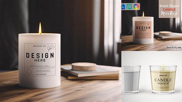 5111+ Number 3 Candle PSD Mockup Fully Customizable Photoshop Freebie