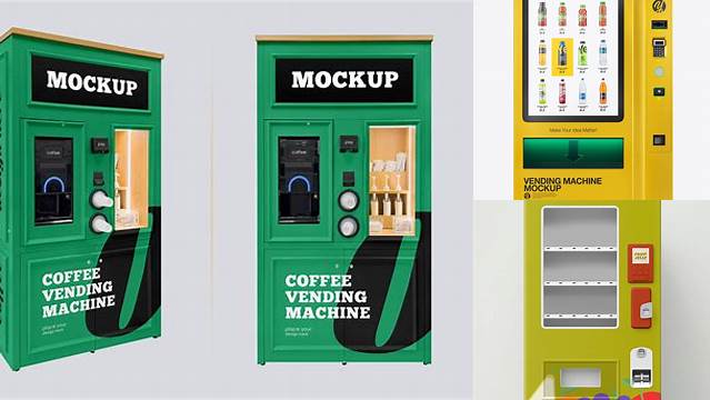 5113+ Vending Machine Mockup Free Mockup PSD