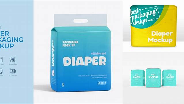 5128+ Diaper Packaging Mockup Best Free Resource