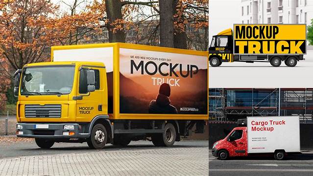 513+ Truck Mockup Psd Free PSD Download