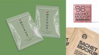 5131+ Paper Sachet Mockup Free Premium Quality PSD Freebie