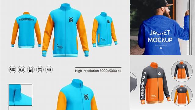 5135+ Free Jacket Mockup Easy Editable