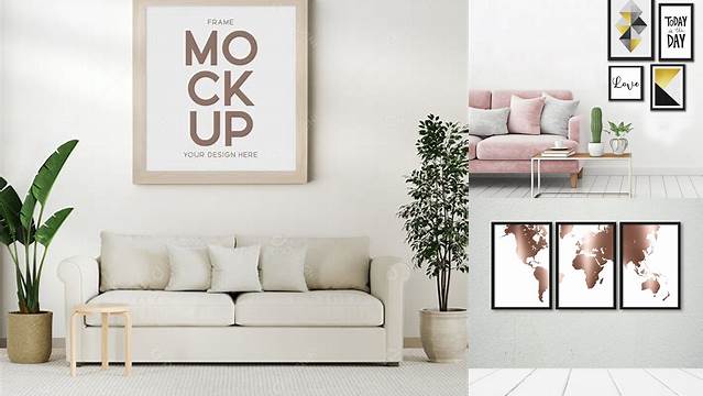 5137+ Mockup Quadros Decorativos Digital Download