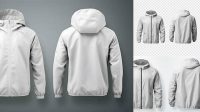 5139+ Windbreaker Jacket Mockup Free PSD Mockup Resource