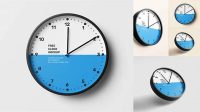 5146+ City Clock Advertising PSD Mockup Half Side View Download Free Editable PSD Template